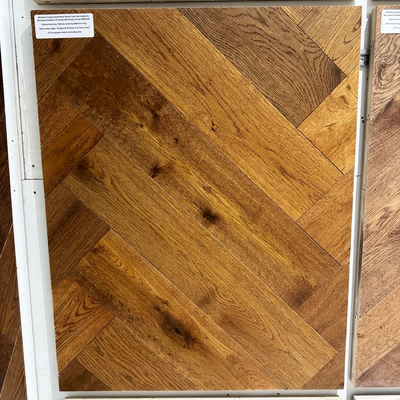 Windsor Engineered Real Wood Oak Herringbone Brushed Golden UV Oiled